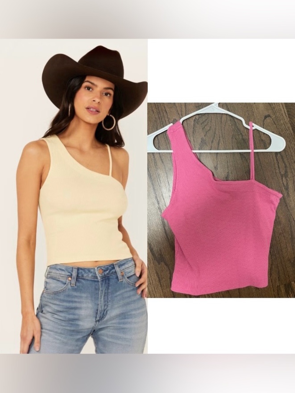 NEW People of Leisure Asymmetrical Pink Top Size Small